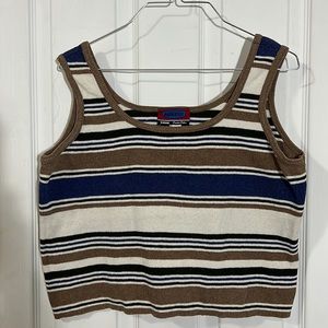 Crop tank sweater